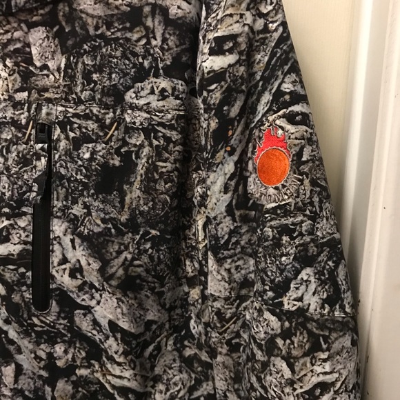 Cintamani white camo zip up hooded winter jacket medium - Picture 2 of 11